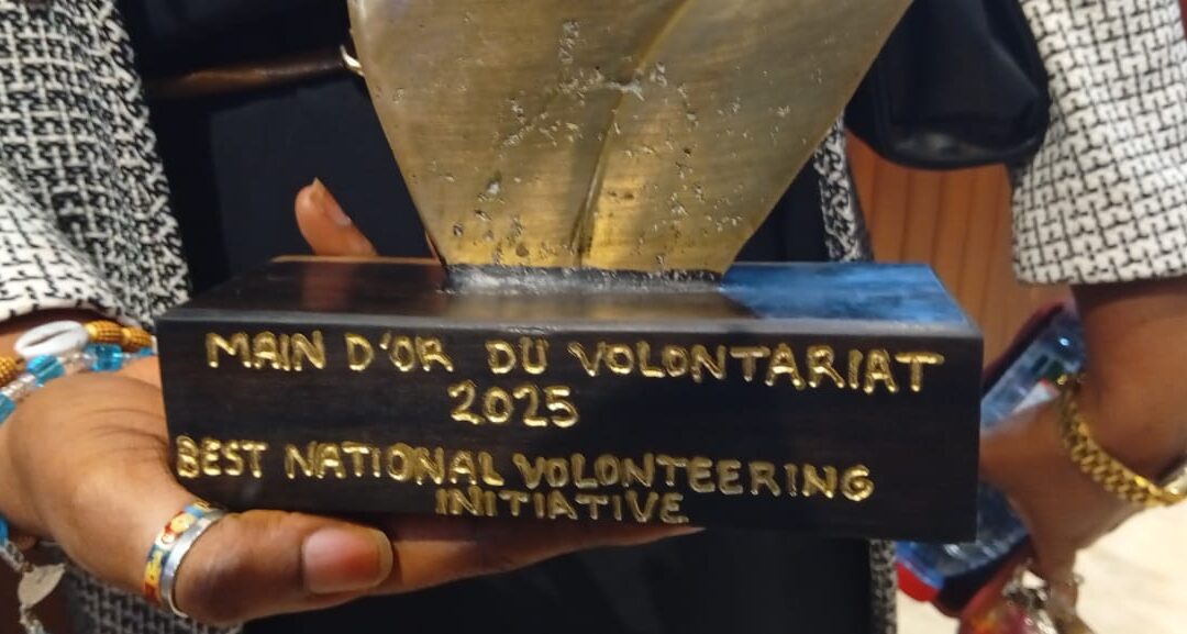 JOURNÉE INTERNATIONALE DU VOLONTAIRE :  nominé dans la catégorie MEILLEURE INITIATIVE NATIONALE DE VOLONTARIAT 2025, Maître signe Etienne