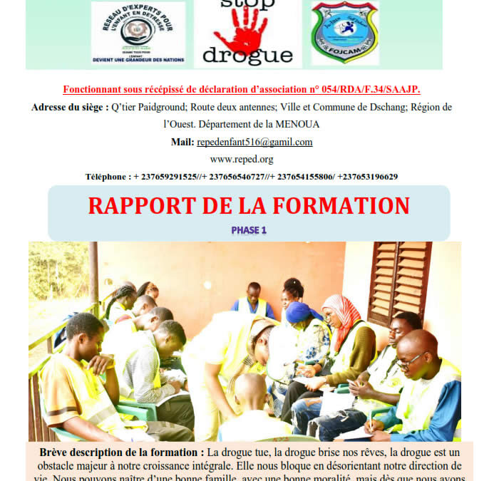Rapport de la formation de protection des enfants et de la famille